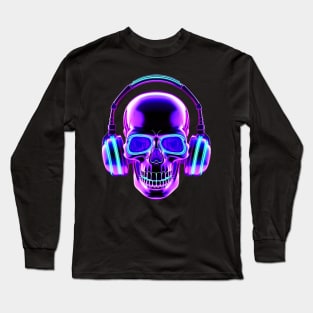 Neon Purple Gothic Grins Long Sleeve T-Shirt